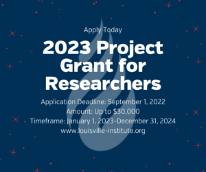 2023 Project Grant for Researchers