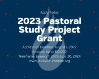 2023 Pastoral Study Project Grant