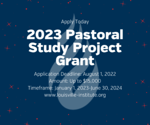 2023 Pastoral Study Project Grant