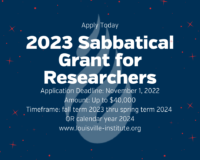 2023 Sabbatical Grant for Researchers